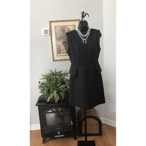 Pure Sugar Women Dress fit & flare dress S Black Cut Out Zipper Back Sleeveless